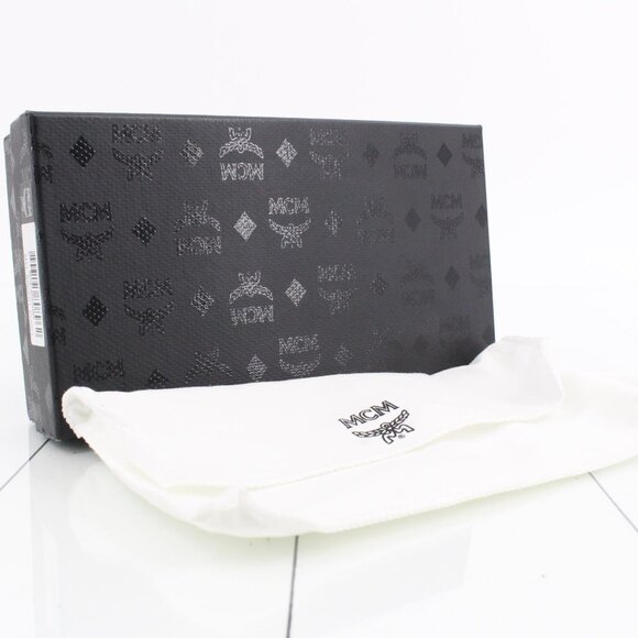 MCM Pink Studded Visetos Flap Wallet - Picture 5 of 8